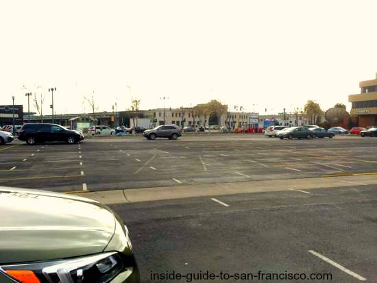 Parking lot across the street from the Exploratorium, San Francisco