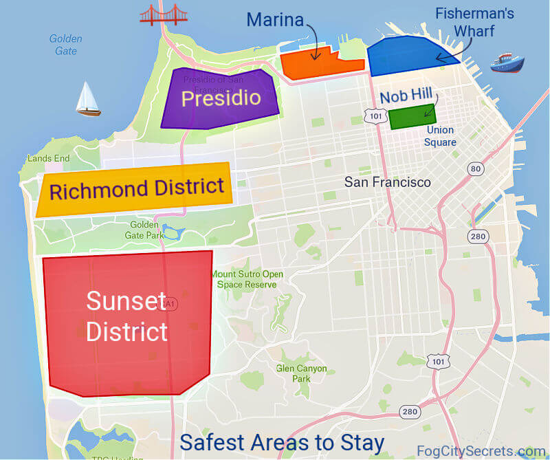 Best Area to Stay in San Francisco in 2024.Local tips